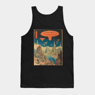 Sapporo Spectacle: Saucers in the Sky Tank Top